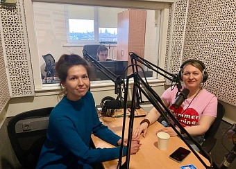 Мария Ильина на радио "Говорит Москва"